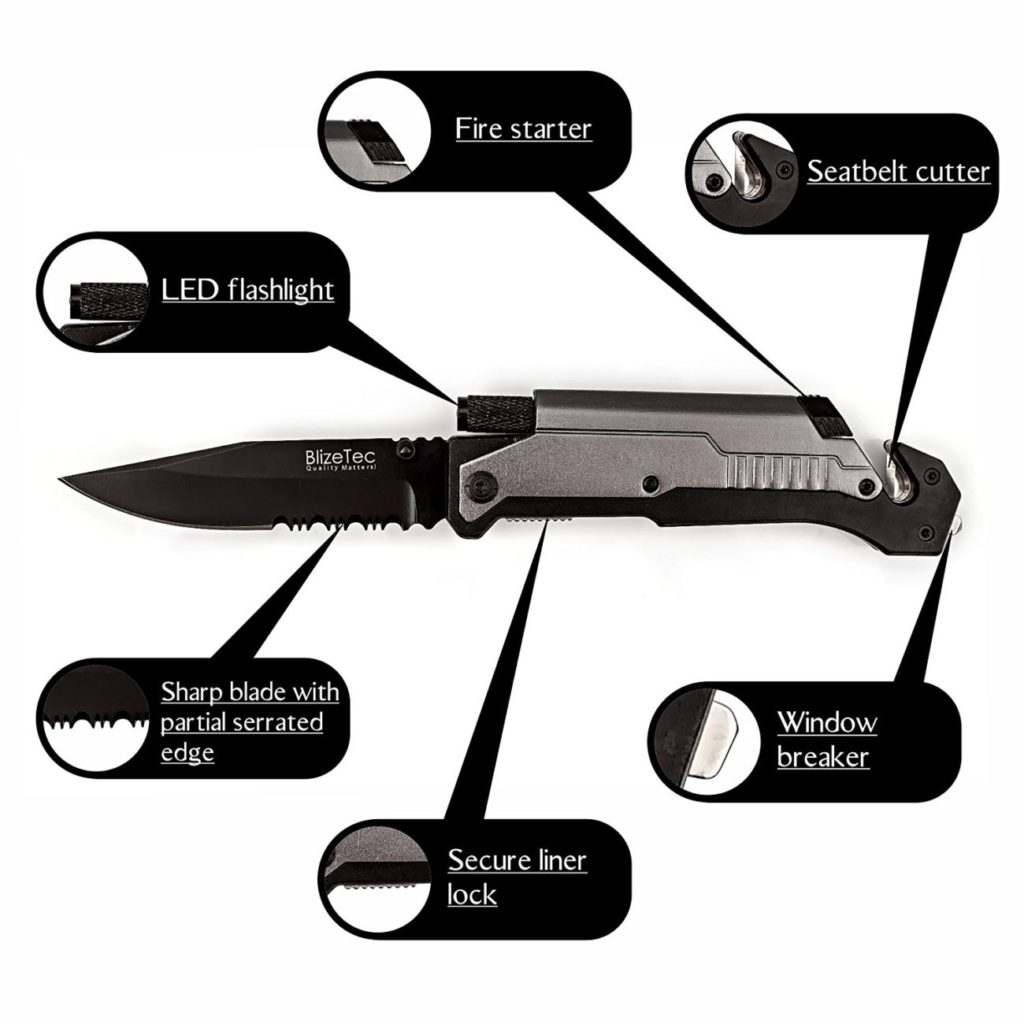 best survival knives for the oudoors BlizeTec