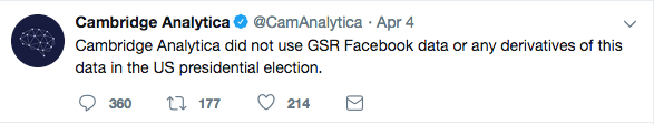 Cambridge Analytica Data Breach 2016 election