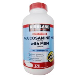 glucosamine supplement workout