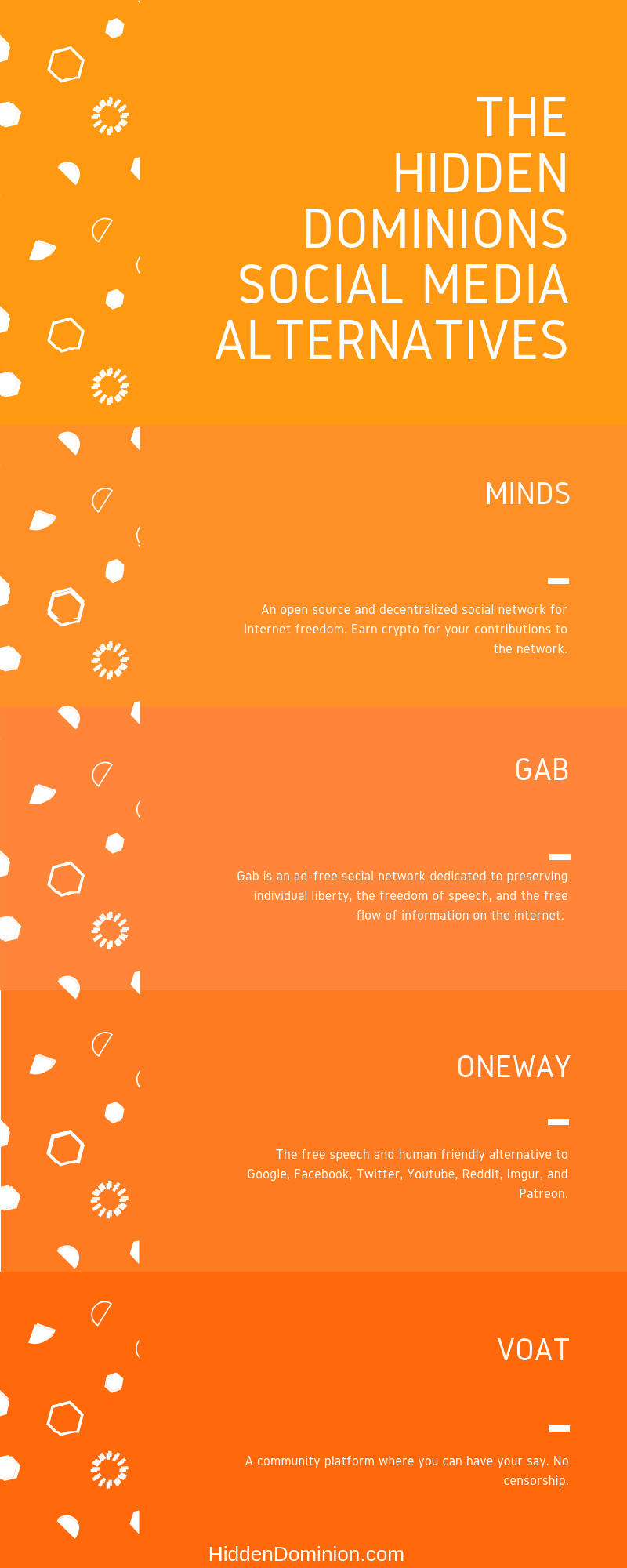 social media alternatives infographic