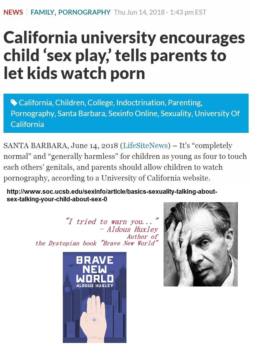 the secular agenda normalize pedophilia