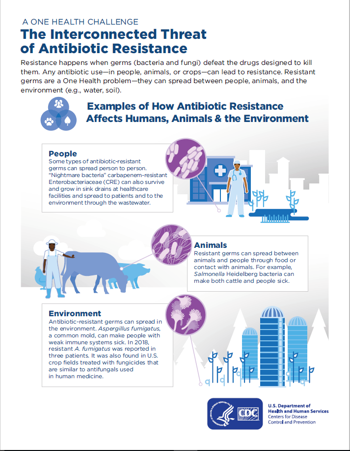 antibiotic resistance bioterror risks