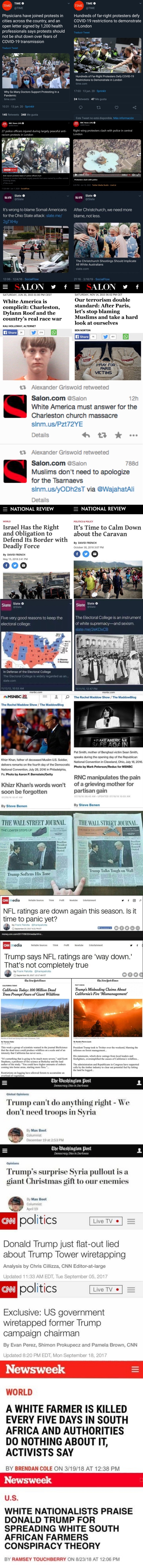 hypocrisy of the mainstream media