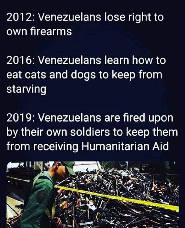 venezuela timeline of losing gun rights