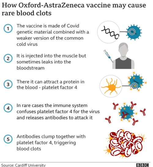 AstraZeneca jab's blood clots process image