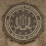 The Federal Bureau of Investigation (fbi) seal on Hoover building