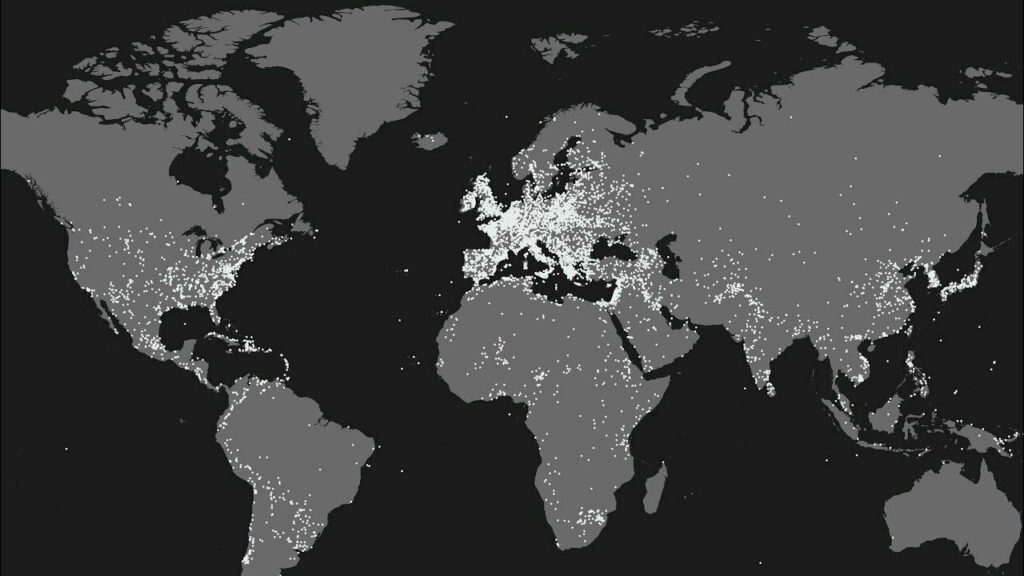 Map Of Every Battle In History 1