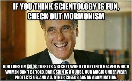 Mormonism meme 3 - If you think Scientology is crazy, check out Mormonism