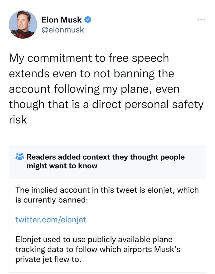 Elon Musk: gatekeeper of twitter elonjet won't be suspended