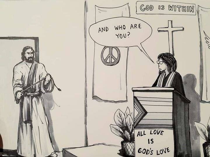 Jesus rebukes the modern church