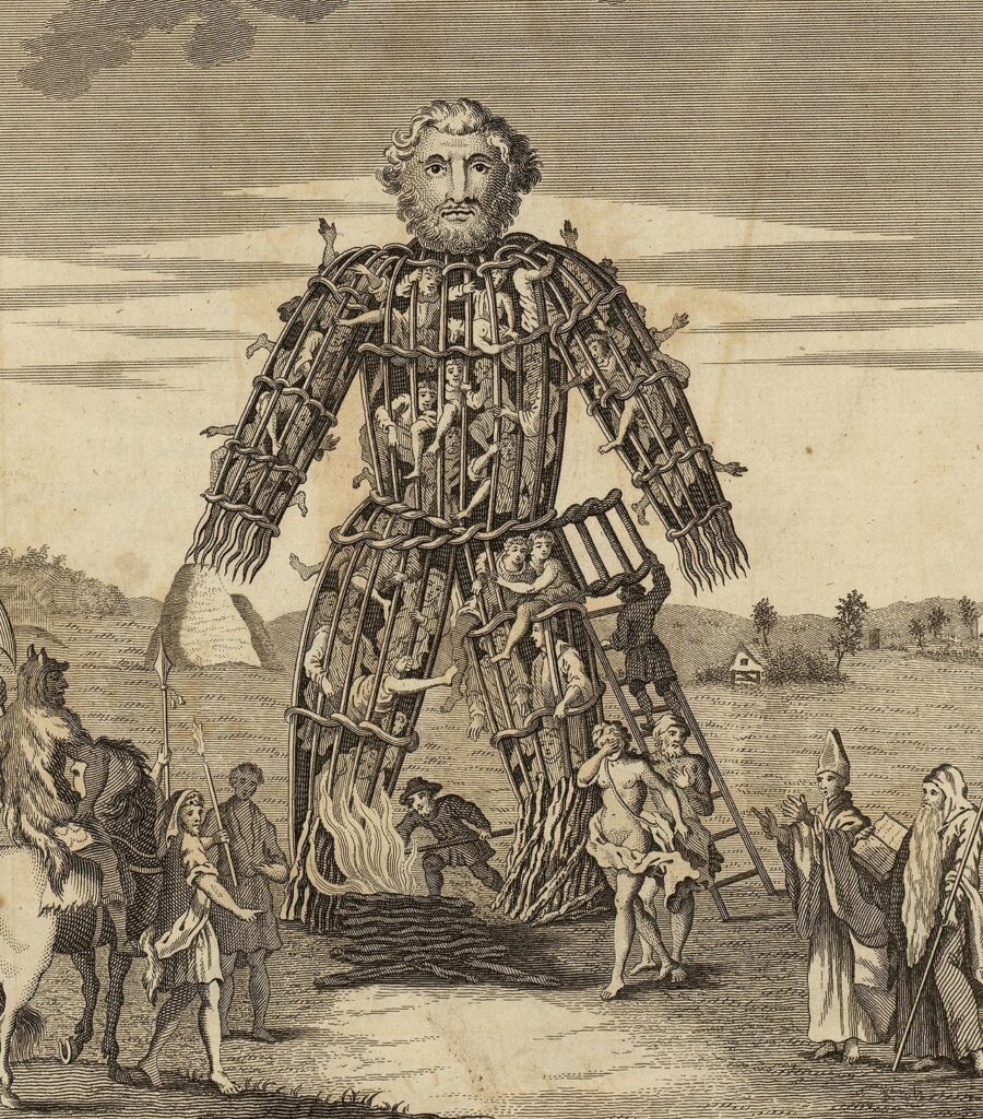 the wicker man - Ritual Human Sacrifice that the romans stopped