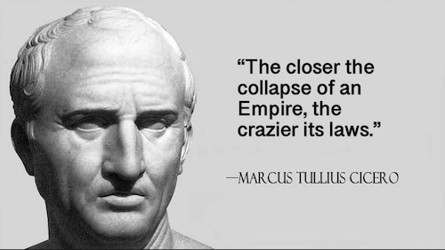 cicero the crazier its laws quote