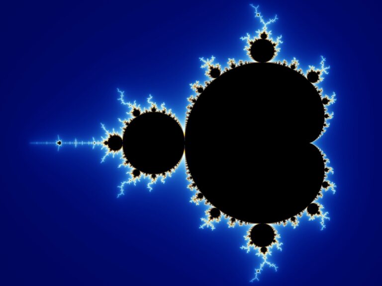 the Mandelbrot set - code to creation - mind of god header