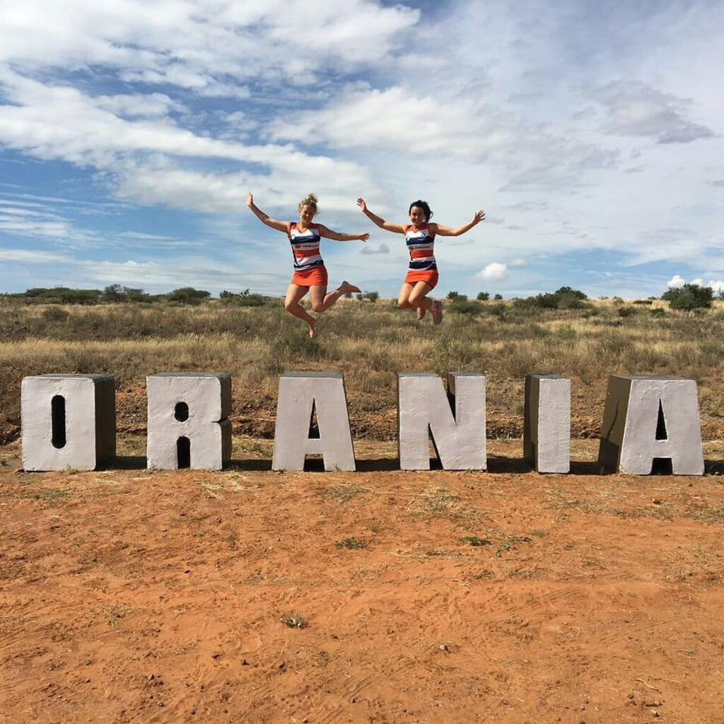 Orania sign in South Africa