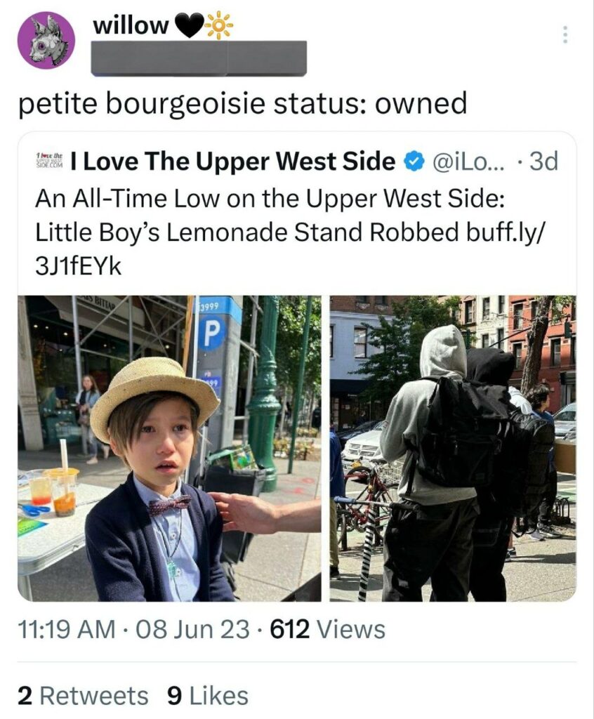 Little Boy's Lemonade Stand Robbed - Twitter commentary 9
