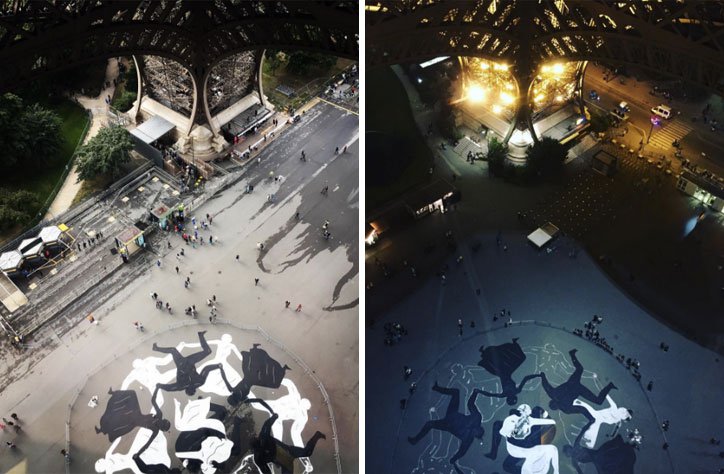 image under Eiffel Tower 2