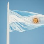 Javier Milei header - flag of Argentina