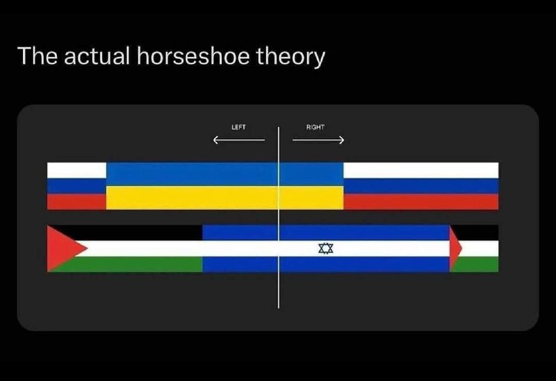 the actual horseshoe theory meme