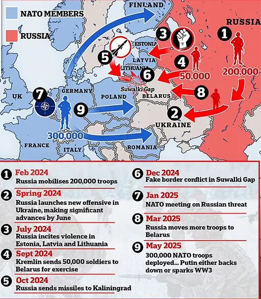 One Potential Pathway To World War 3: Russia Strikes NATO visual