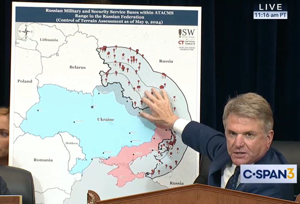 The Institute For The Study Of War map Russia-Ukraine 1