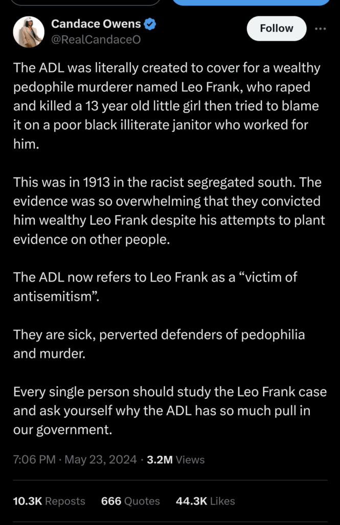 Candace Owens awakening screenshot of her true thoughts Part 3